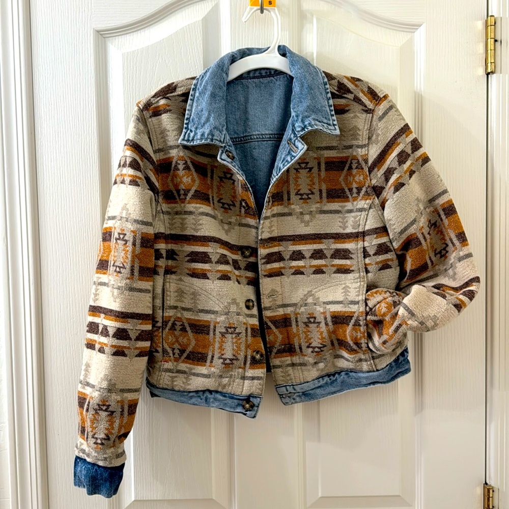 Reversible Denim and Wool Idyllwind Jacket